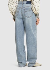 Zimmermann Natura Oversize Cotton Barrel Jeans