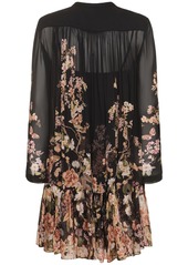 Zimmermann Natura Printed Viscose Mini Dress