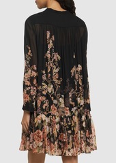 Zimmermann Natura Printed Viscose Mini Dress