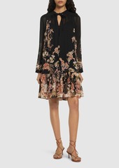 Zimmermann Natura Printed Viscose Mini Dress