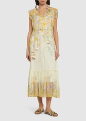 Zimmermann Natura Ruffled Viscose Maxi Dress