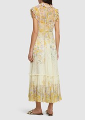 Zimmermann Natura Ruffled Viscose Maxi Dress