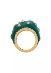 Zimmermann Pebble 20K-Gold-Plated, Enamel & Cubic Zirconia Ring