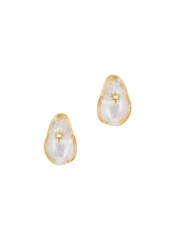 Zimmermann Pebble 20K-Gold-Plated, Rock Crystal Quartz & Cubic Zirconia Earrings