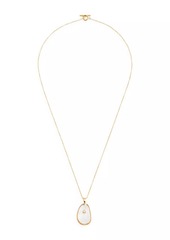 Zimmermann Pebble 20K-Gold-Plated, Rock Crystal Quartz & Cubic Zirconia Pendant Necklace