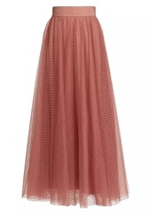 Zimmermann Polka Dot Tulle Maxi Skirt