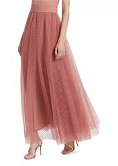 Zimmermann Polka Dot Tulle Maxi Skirt