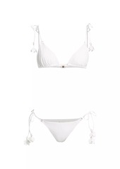 Zimmermann Pop Flower Trim Bikini