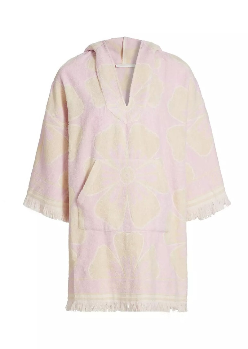 Zimmermann Pop Hooded Towel Minidress