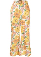 Zimmermann Poppy floral print flared trousers