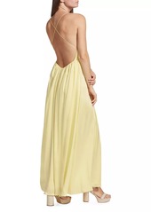 Zimmermann Silk Open-Back Gown