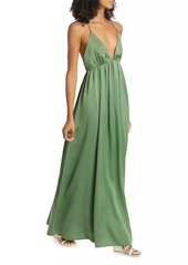 Zimmermann Silk Plunge Slip Gown