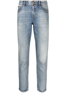 Zimmermann stonewashed cropped jeans