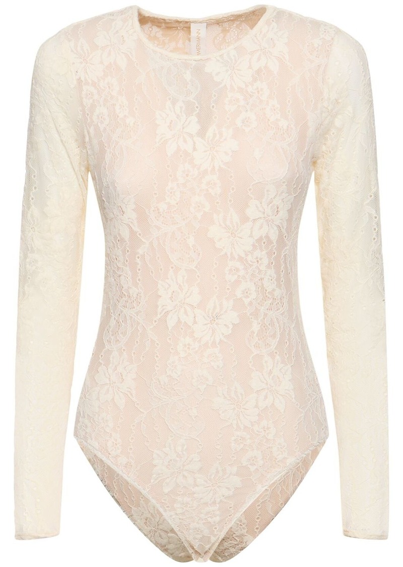 Zimmermann Stretch Lace Bodysuit