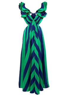 Zimmermann Striped silk maxi dress