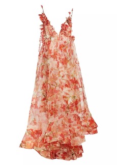 Zimmermann Tranquillity Silk Lily A-Line Gown