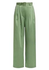 Zimmermann Tuck Wide-Leg Silk Pants