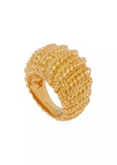 Zimmermann Twisted Rope 20K-Gold-Plated Domed Ring