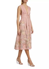 Zimmermann Waverly Plunge Midi-Dress