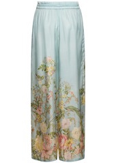 Zimmermann Waverly Printed Silk Relaxed Pants