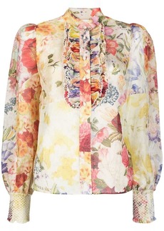 Zimmermann Wonderland floral-print blouse