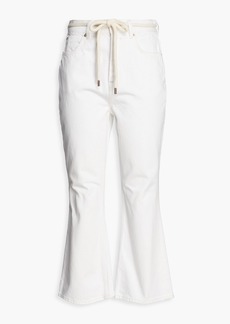 Zimmermann - High-rise kick-flare jeans - White - 26