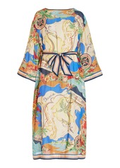 Zimmermann - Alight Printed Silk Midi Dress - Multi - 3 - Moda Operandi