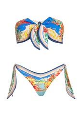 Zimmermann - Alight Scarf-Tied Bikini Set - Multi - 4 - Moda Operandi