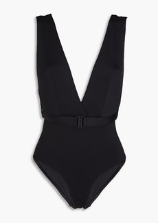 Zimmermann - Belted swimsuit - Black - 0