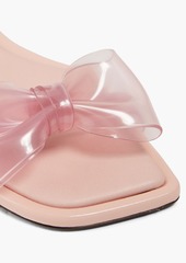 Zimmermann - Bow-detailed PVC sandals - Pink - EU 36