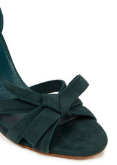 Zimmermann - Bow-detailed suede sandals - Green - EU 36