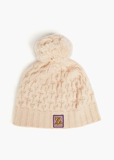 Zimmermann - Cable-knit wool and cashmere-blend beanie - White - ONESIZE