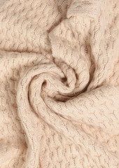 Zimmermann - Cable-knit wool and cashmere-blend scarf - Neutral - OneSize