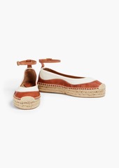 Zimmermann - Canvas and leather espadrilles - Brown - EU 37