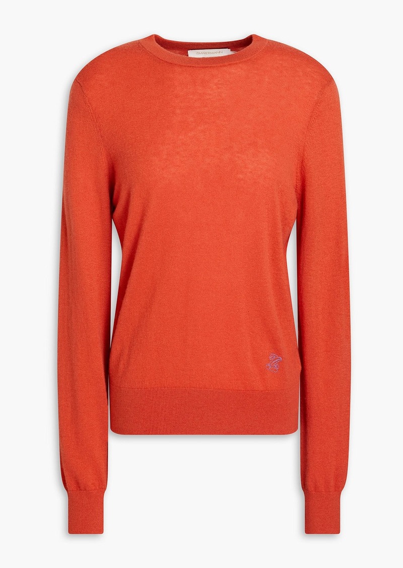 Zimmermann - Cashmere sweater - Orange - 0