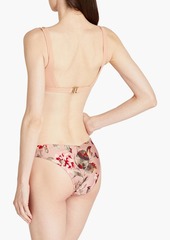 Zimmermann - Floral-print low-rise briefs - Pink - 4