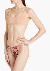 Zimmermann - Floral-print low-rise briefs - Pink - 4