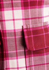 Zimmermann - Checked woven blazer - Pink - 2