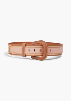 Zimmermann - Color-block leather belt - Brown - XS/S