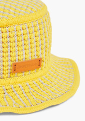 Zimmermann - Crochet-knit bucket hat - Yellow - ONESIZE