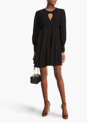 Zimmermann - Cutout crepe mini dress - Black - 00