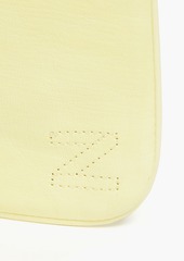 Zimmermann - Embroidered leather shoulder bag - Yellow - OneSize