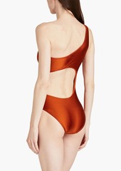 Zimmermann - One-shoulder cutout swimsuit - Brown - 0