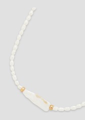 Zimmermann - Gold-tone faux pearl necklace - White - OneSize