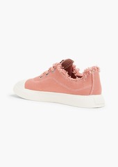 Zimmermann - Frayed canvas sneakers - Pink - EU 41