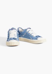 Zimmermann - Frayed denim sneakers - Blue - EU 36