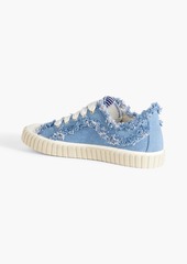 Zimmermann - Frayed denim sneakers - Blue - EU 36