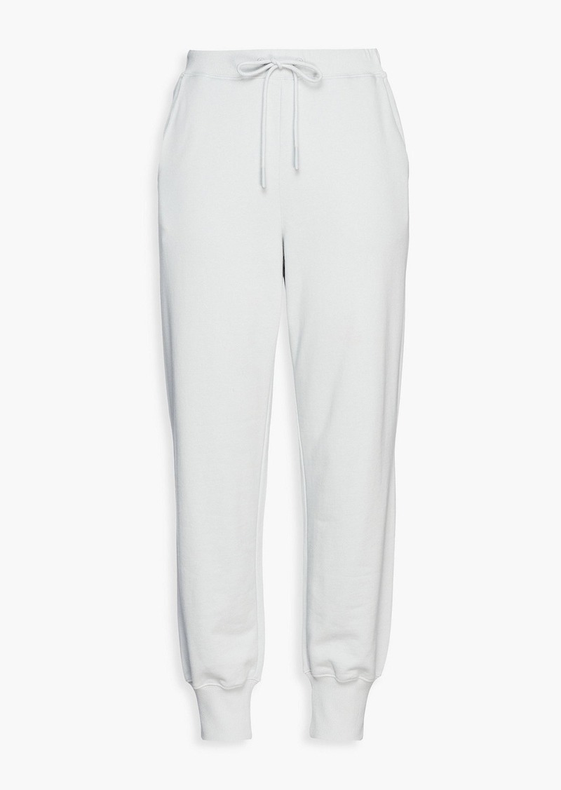 Zimmermann - French cotton-blend terry track pants - Blue - 1