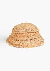 Zimmermann - Crocheted faux raffia bucket hat - Orange - ONESIZE