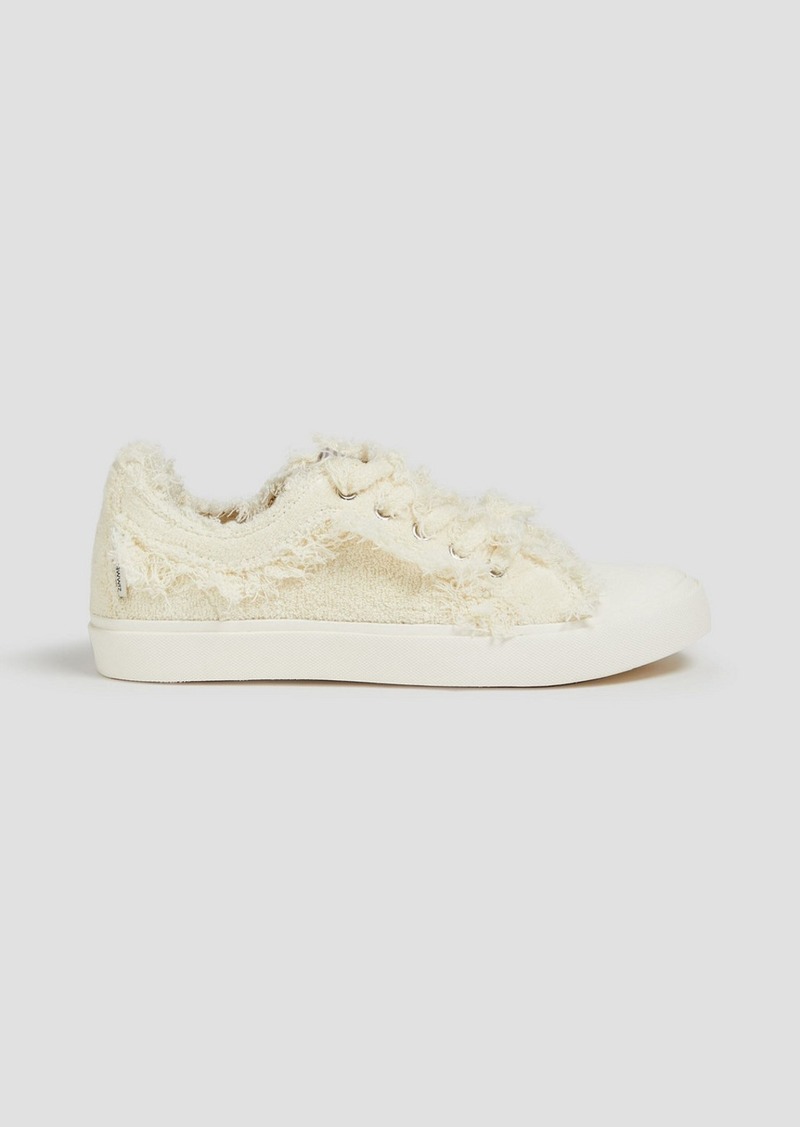 Zimmermann - Fringed terry sneakers - White - EU 36